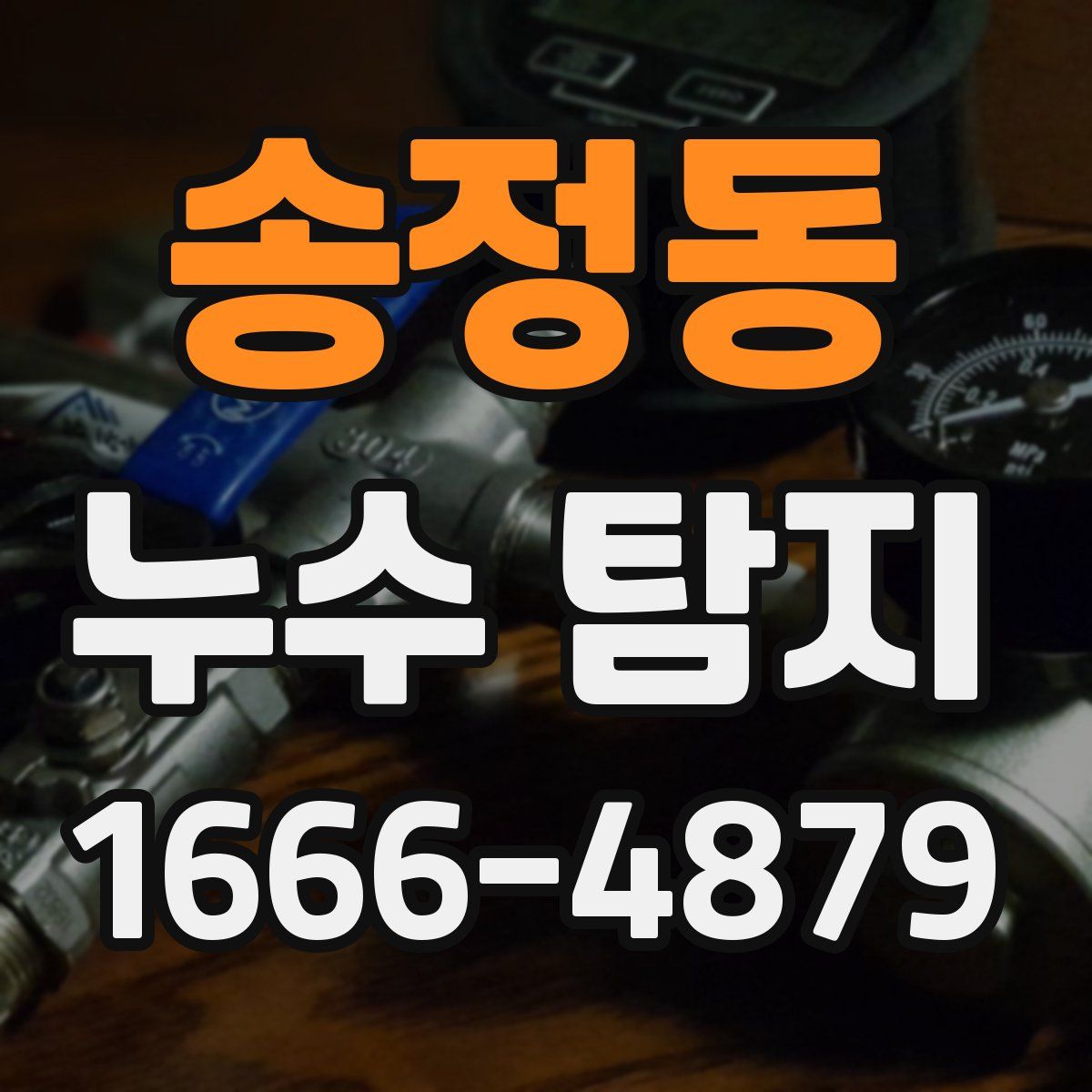 송정동 누수 탐지
