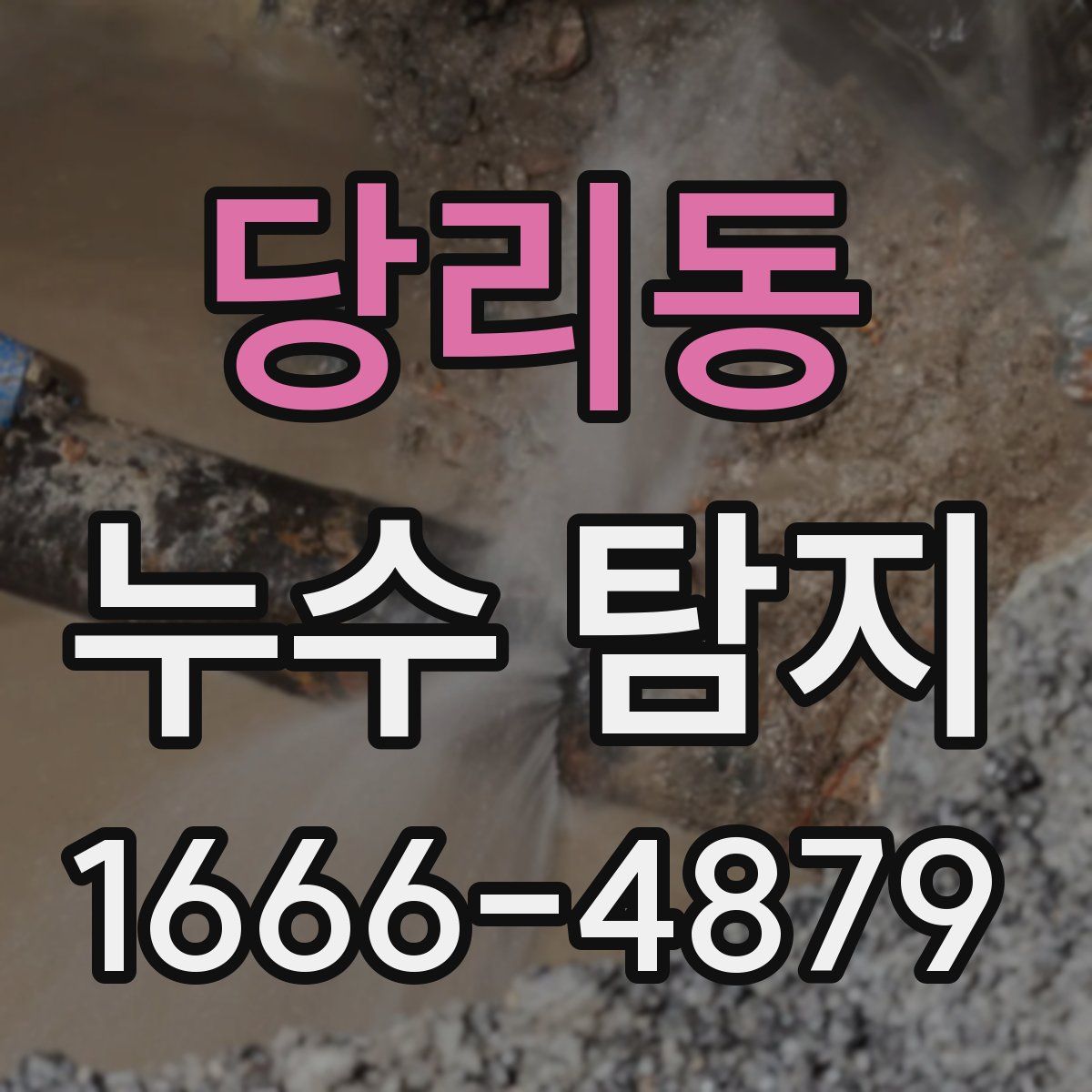 당리동 누수 탐지