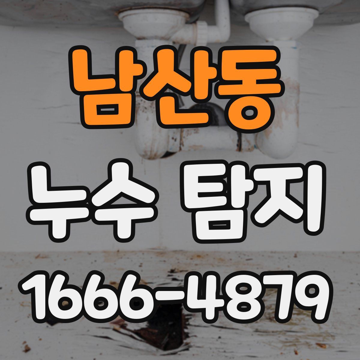 남산동 누수 탐지