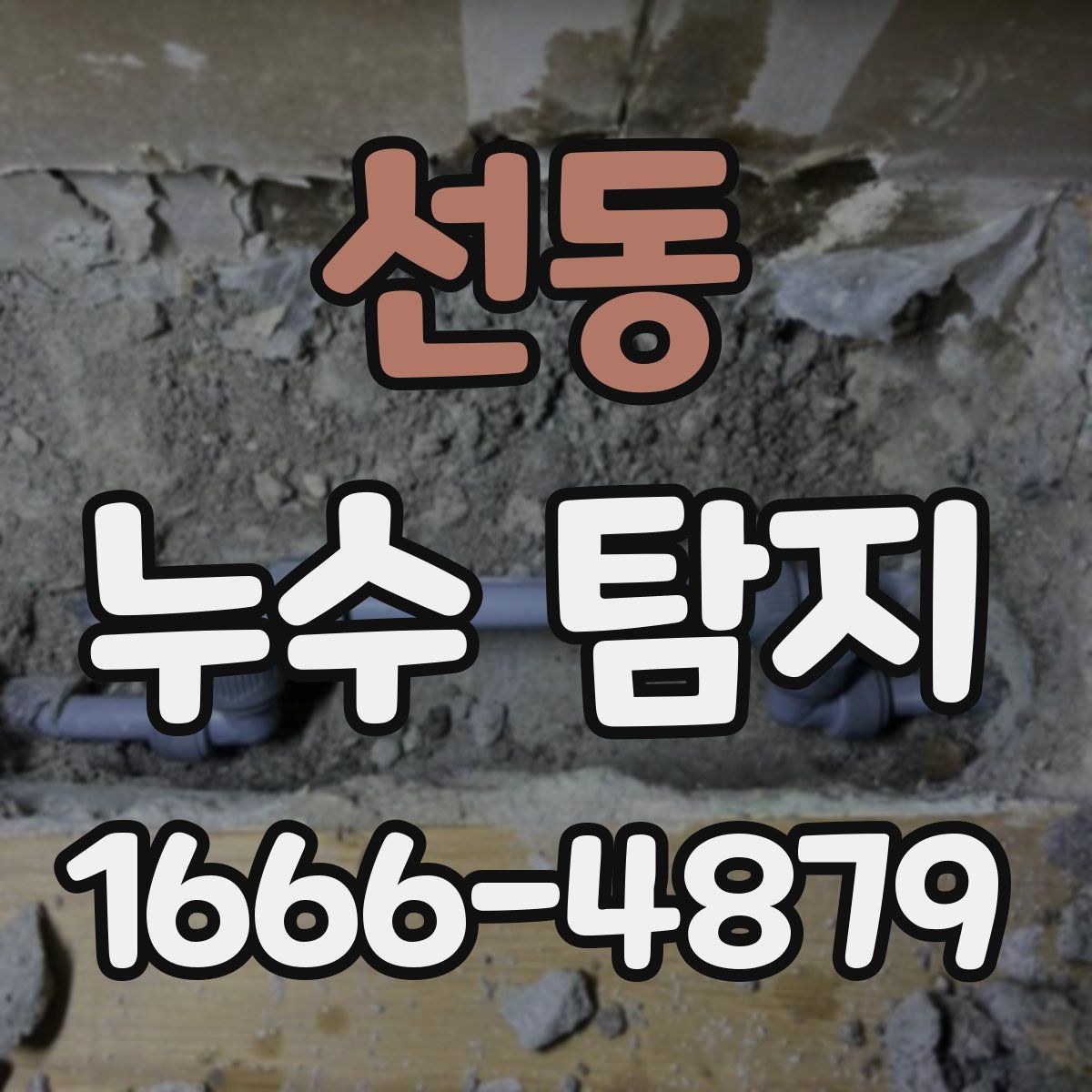 선동 누수 탐지