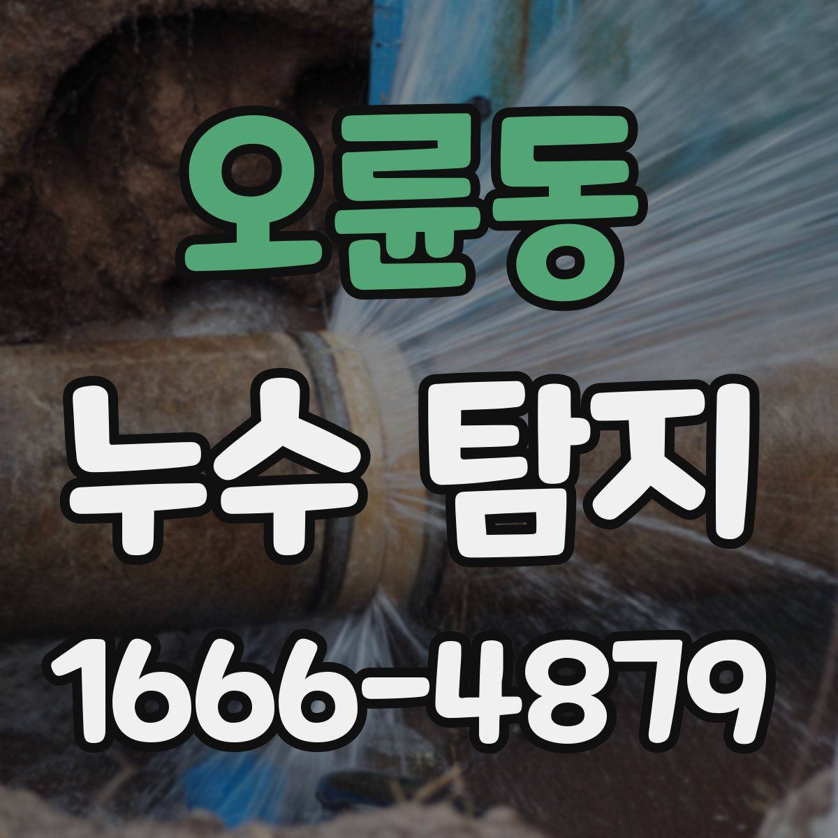 오륜동 누수 탐지