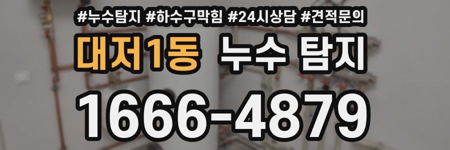 대저1동 누수 탐지