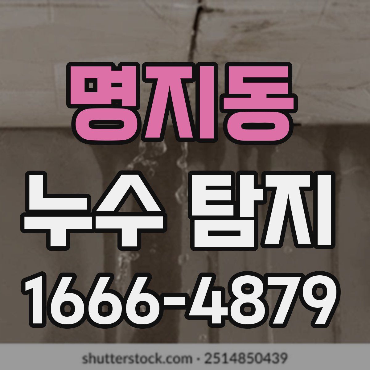 명지동 누수 탐지
