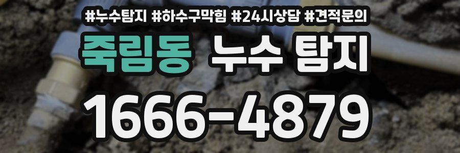죽림동 누수 탐지