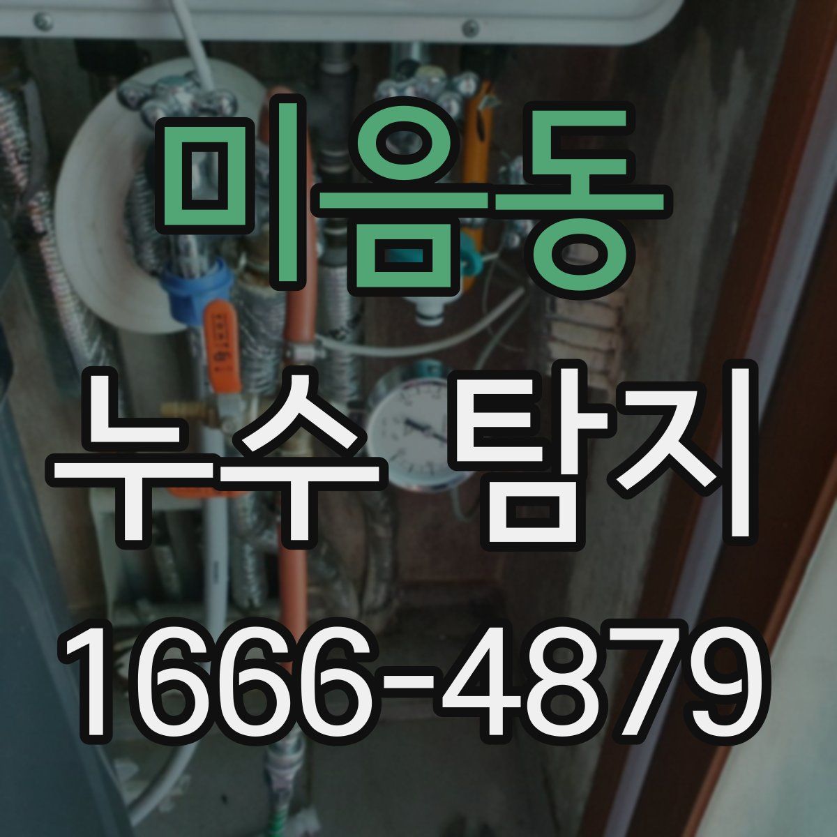 미음동 누수 탐지