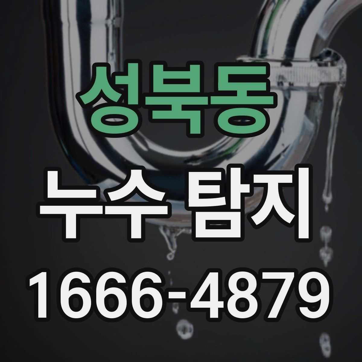 성북동 누수 탐지