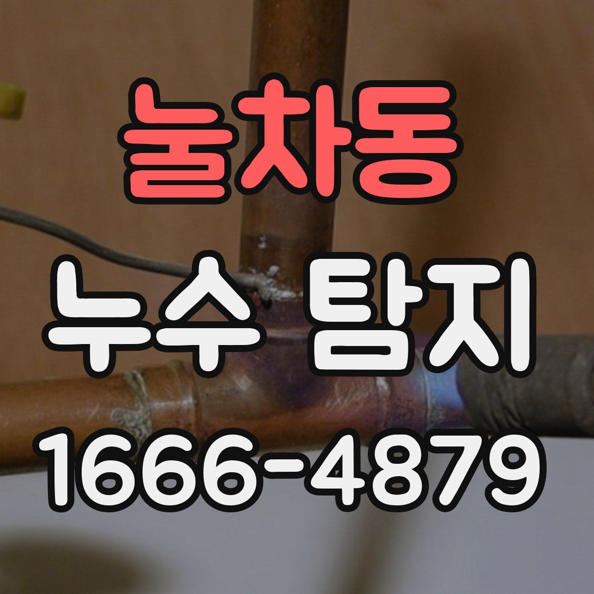 눌차동 누수 탐지