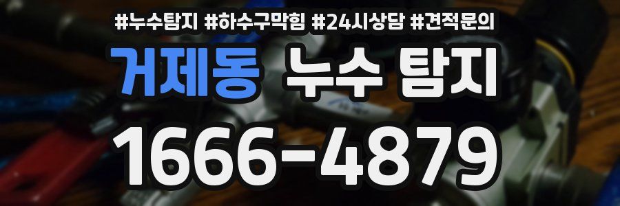 거제동 누수 탐지