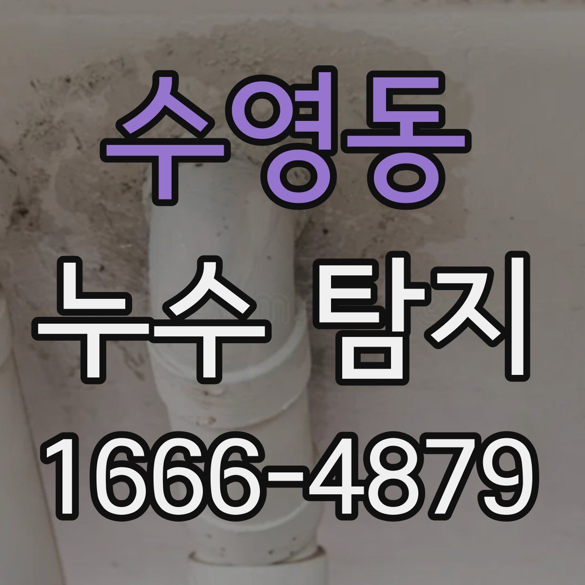 수영동 누수 탐지