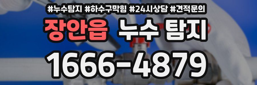 장안읍 누수 탐지