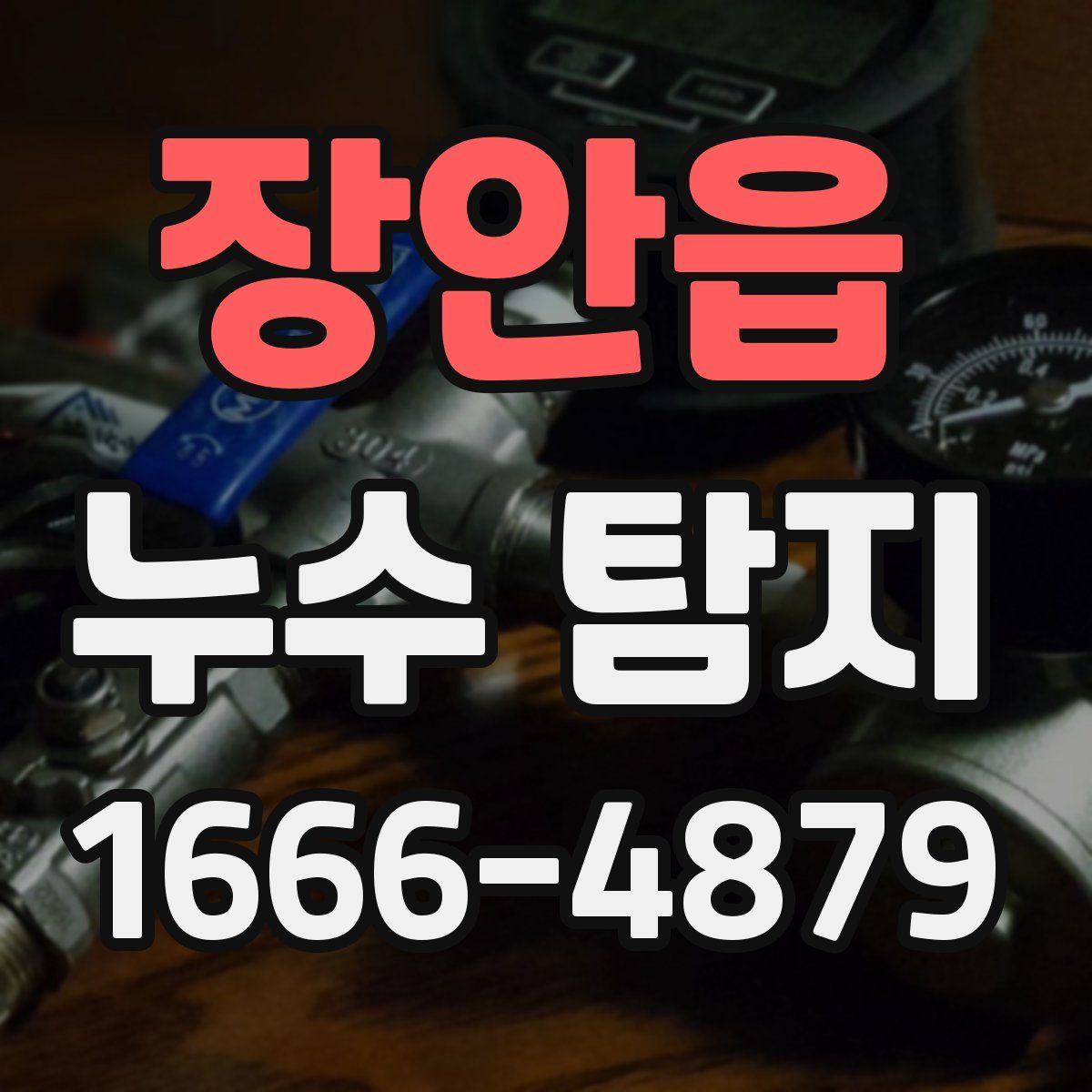장안읍 누수 탐지