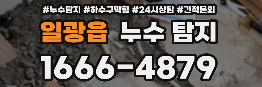 일광읍 누수 탐지