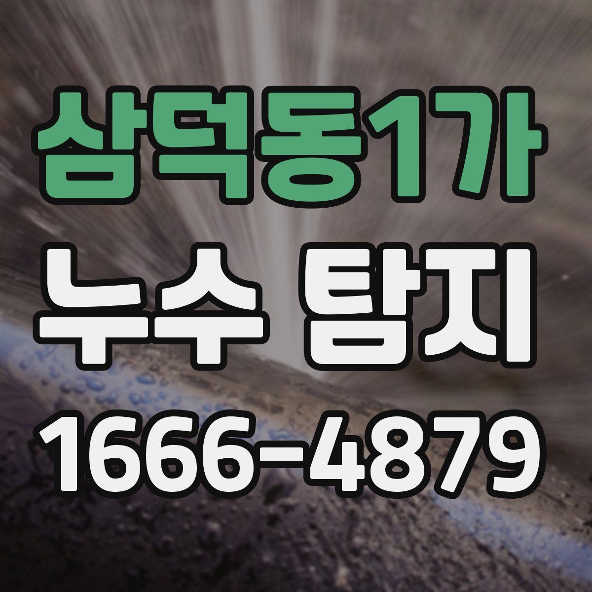 삼덕동1가 누수 탐지