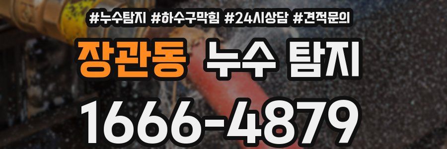 장관동 누수 탐지