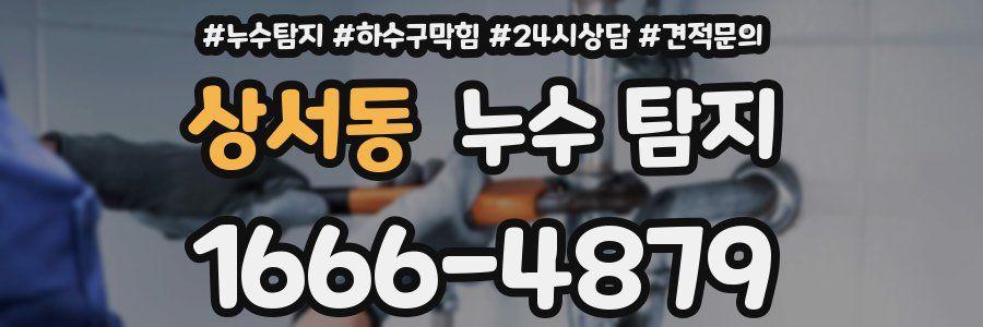 상서동 누수 탐지