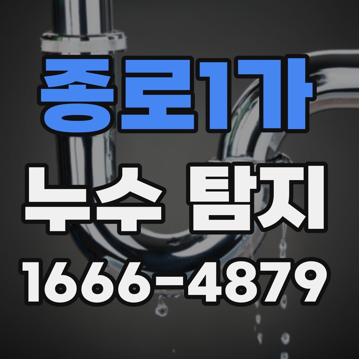 종로1가 누수 탐지