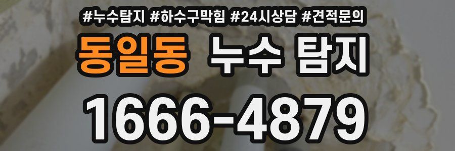 동일동 누수 탐지