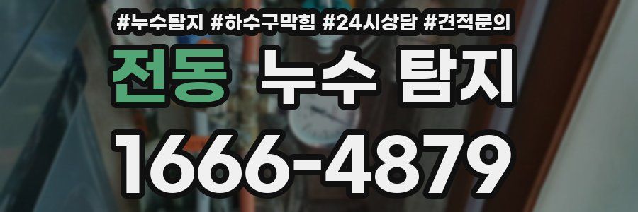 전동 누수 탐지