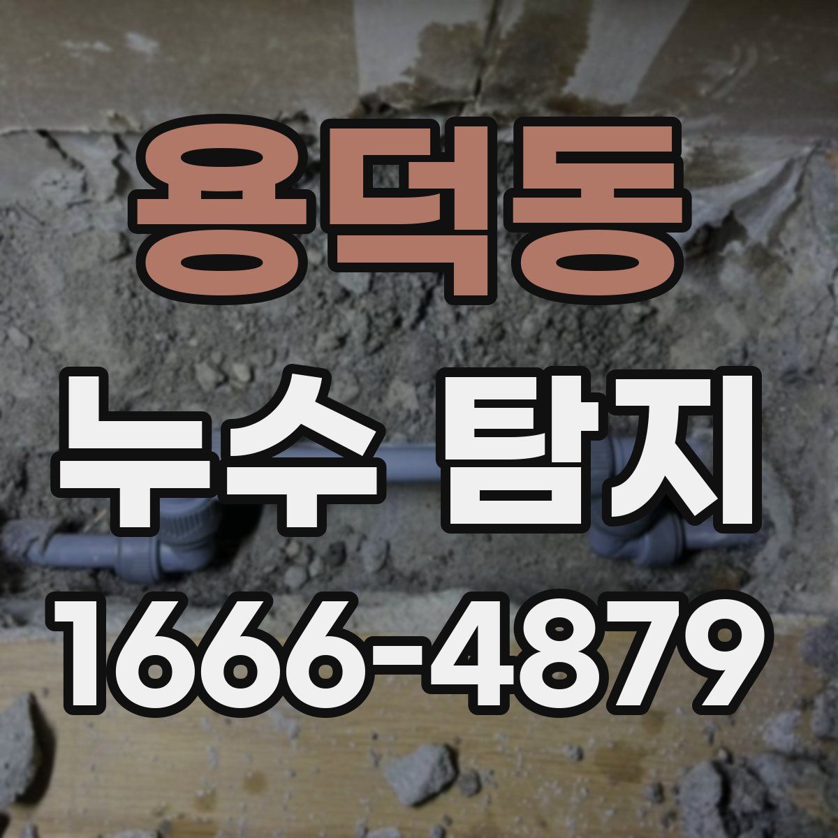 용덕동 누수 탐지