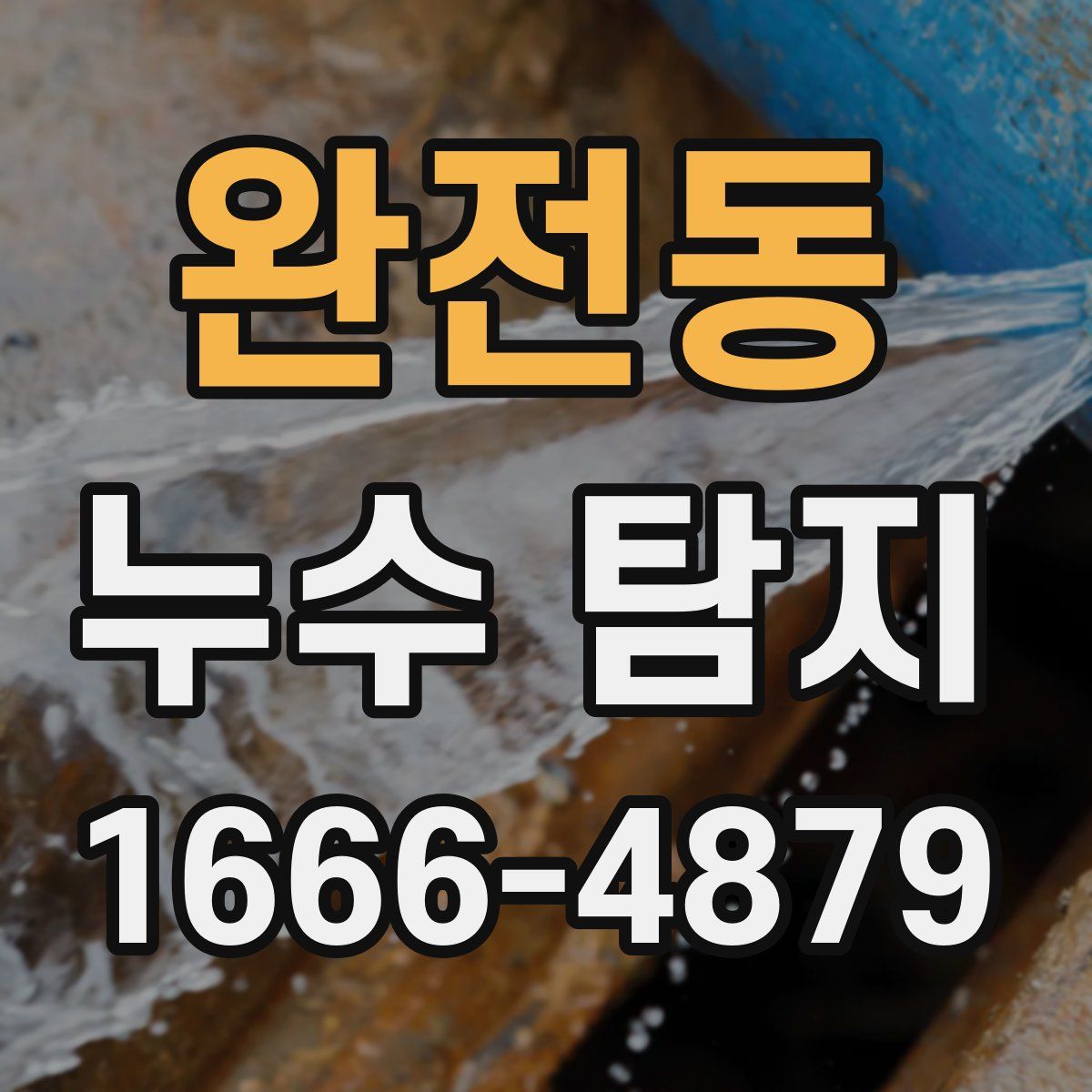 완전동 누수 탐지