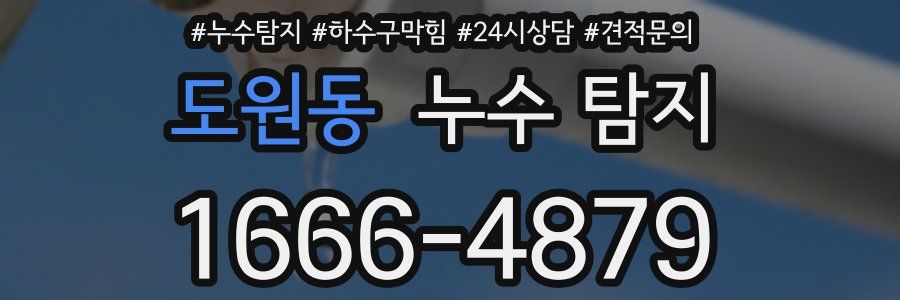 도원동 누수 탐지