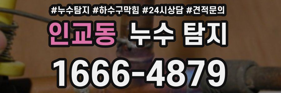 인교동 누수 탐지
