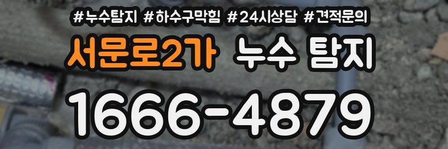 서문로2가 누수 탐지