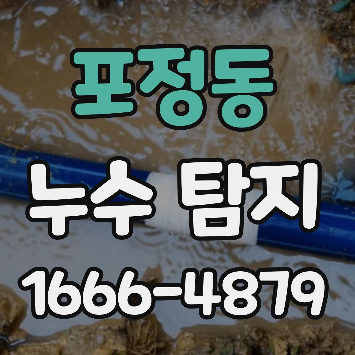 포정동 누수 탐지