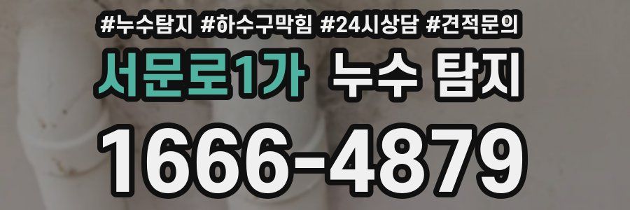서문로1가 누수 탐지
