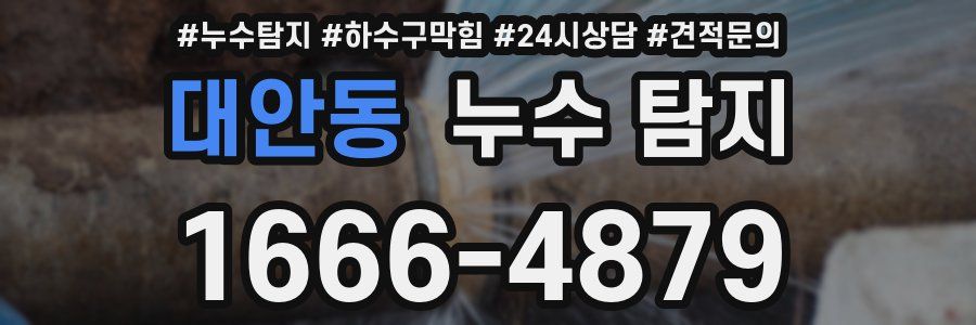 대안동 누수 탐지
