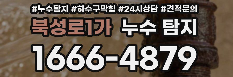 북성로1가 누수 탐지