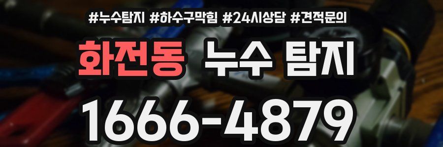 화전동 누수 탐지
