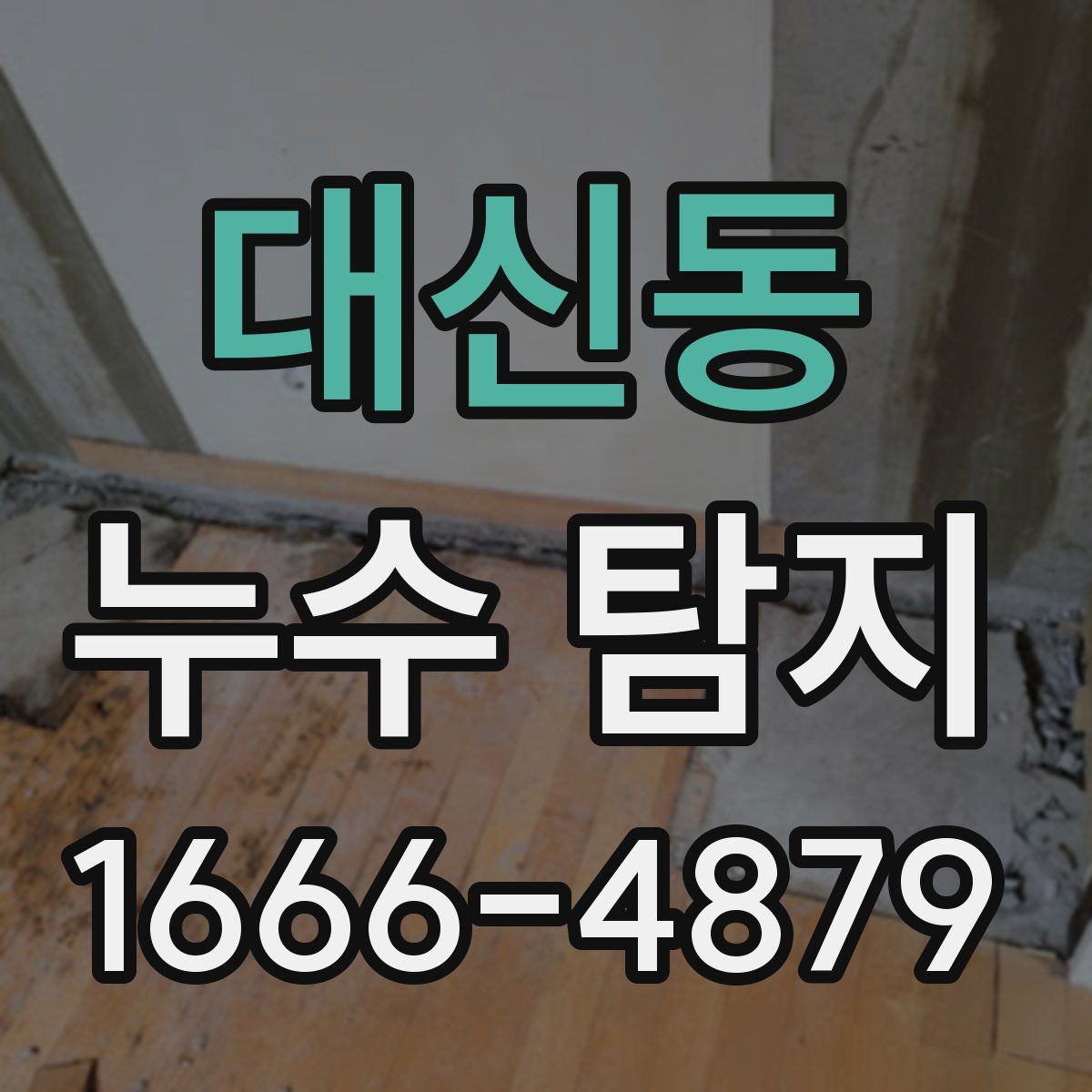 대신동 누수 탐지