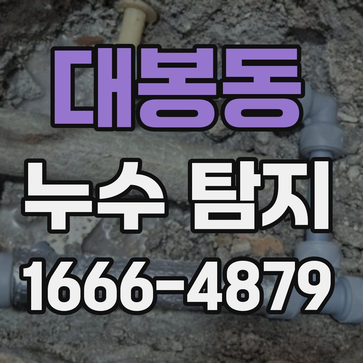 대봉동 누수 탐지