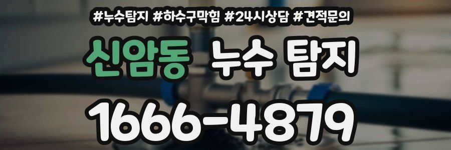 신암동 누수 탐지