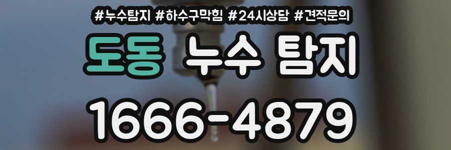 도동 누수 탐지