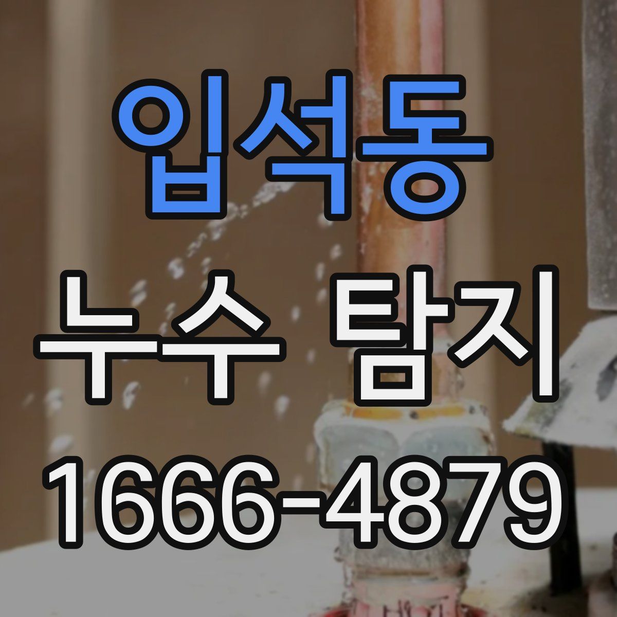 입석동 누수 탐지