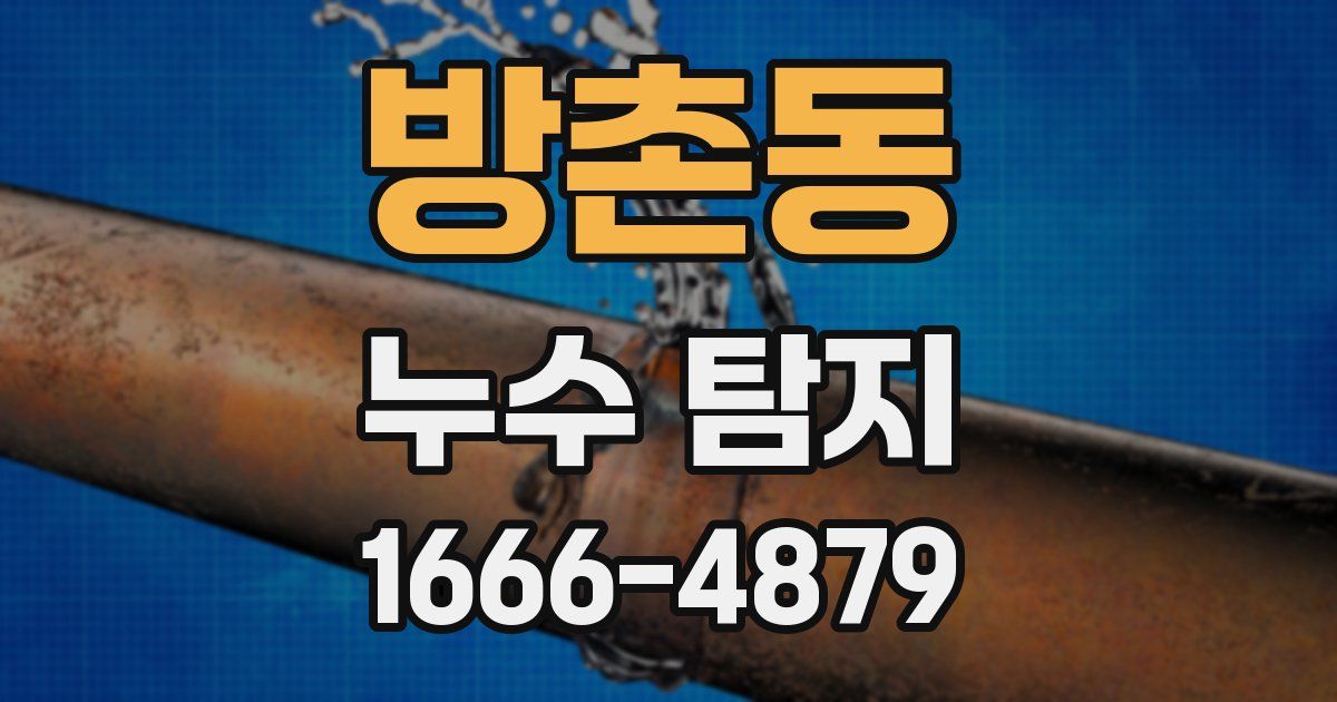 방촌동 누수 탐지