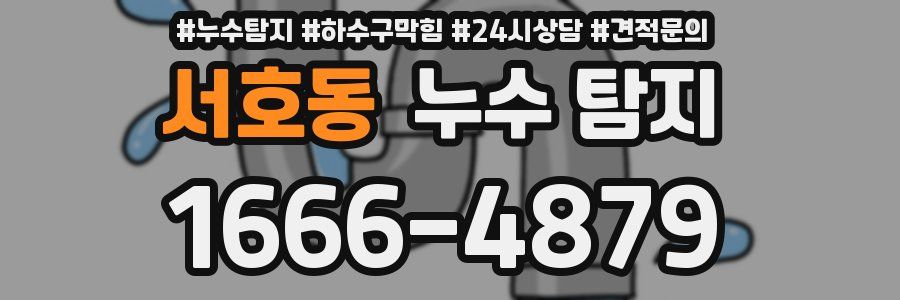 서호동 누수 탐지