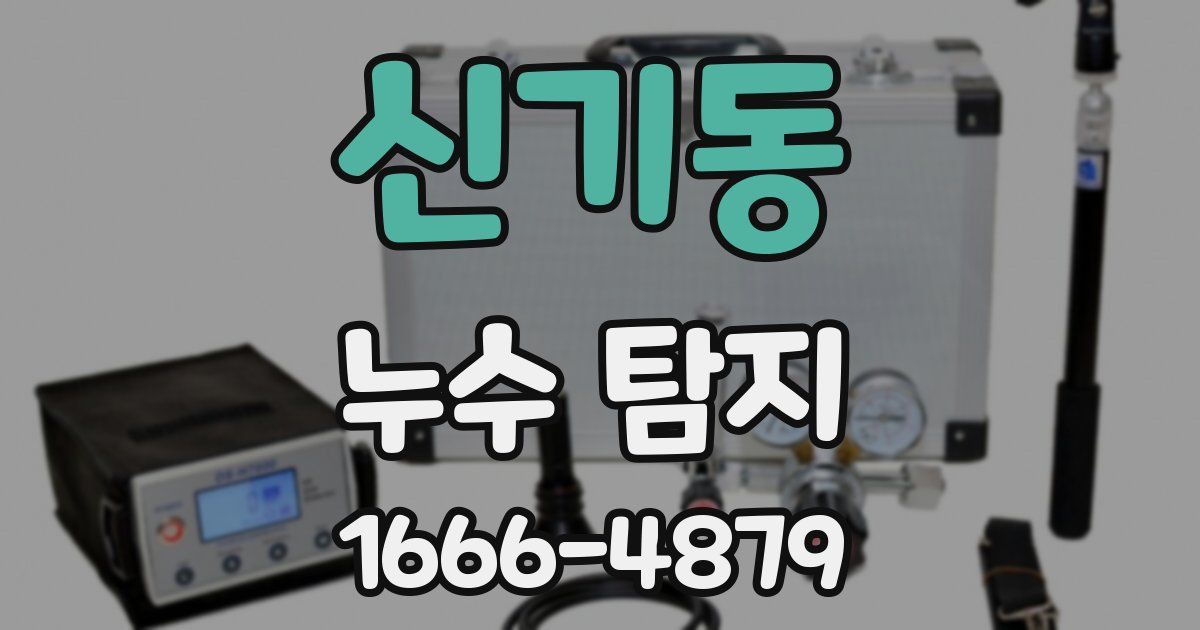 신기동 누수 탐지