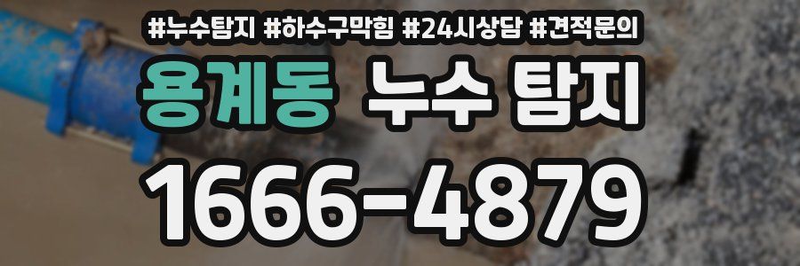 용계동 누수 탐지
