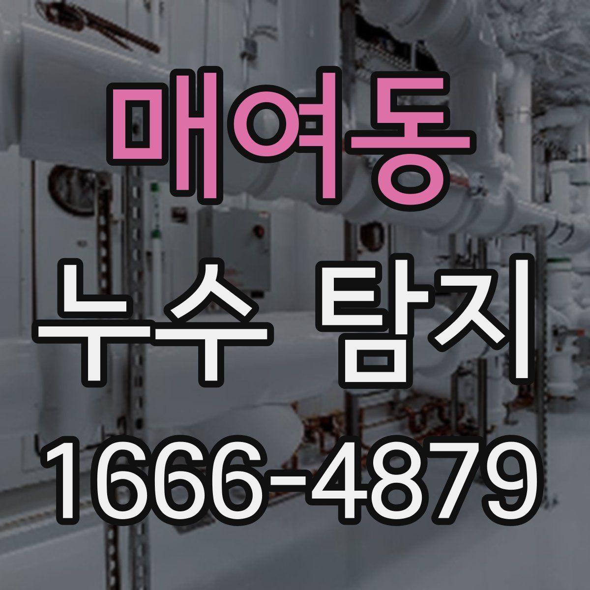 매여동 누수 탐지