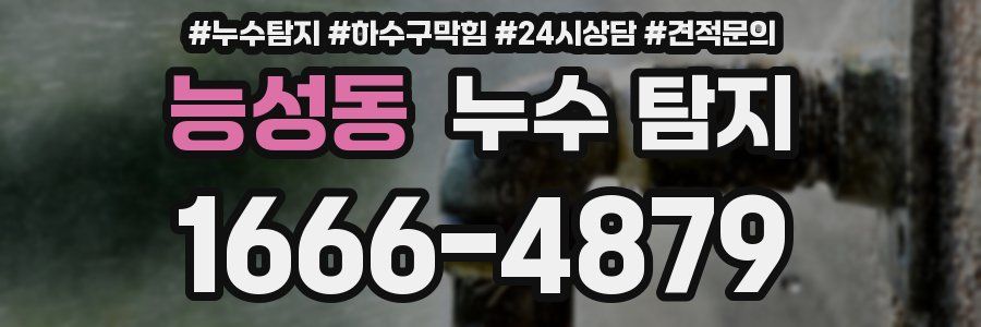 능성동 누수 탐지