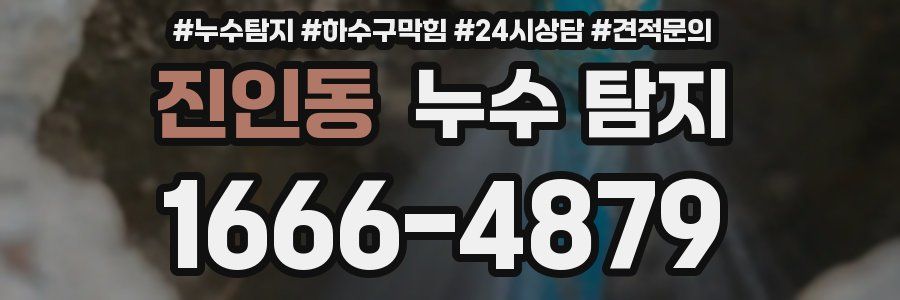 진인동 누수 탐지