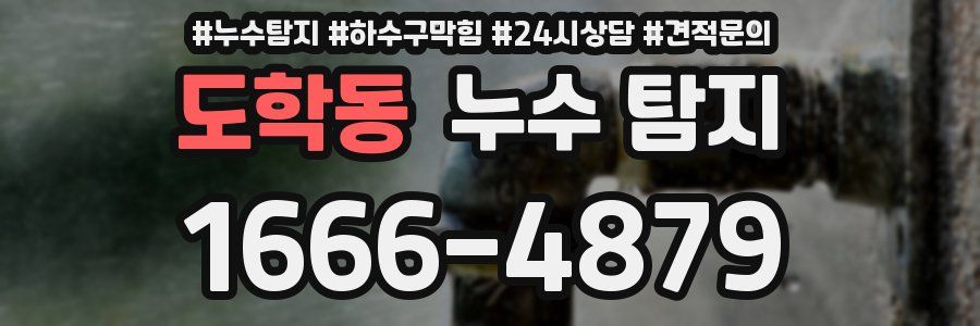 도학동 누수 탐지