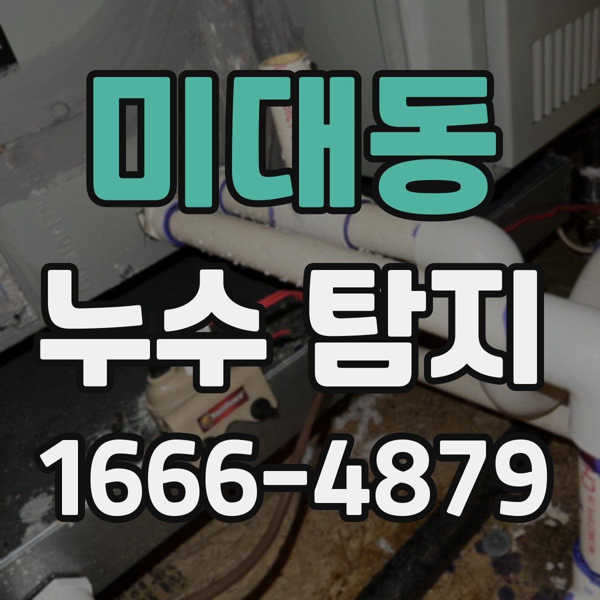 미대동 누수 탐지
