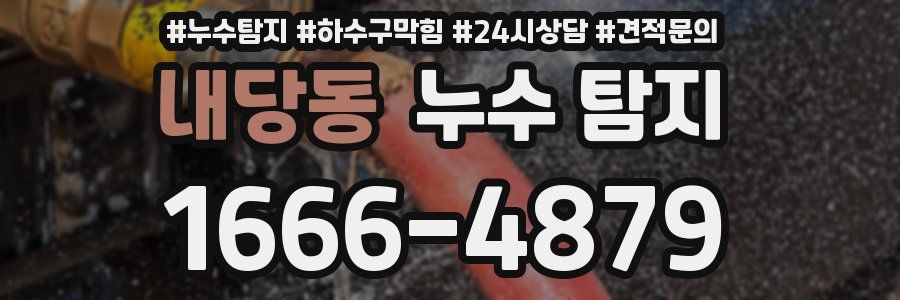 내당동 누수 탐지