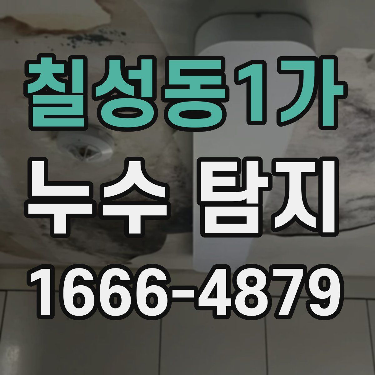 칠성동1가 누수 탐지