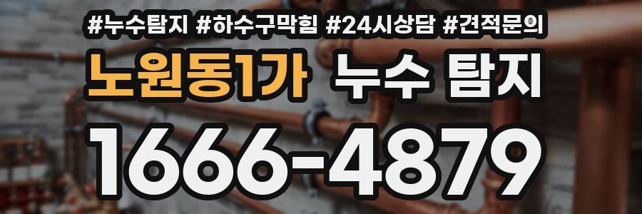노원동1가 누수 탐지