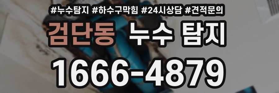 검단동 누수 탐지